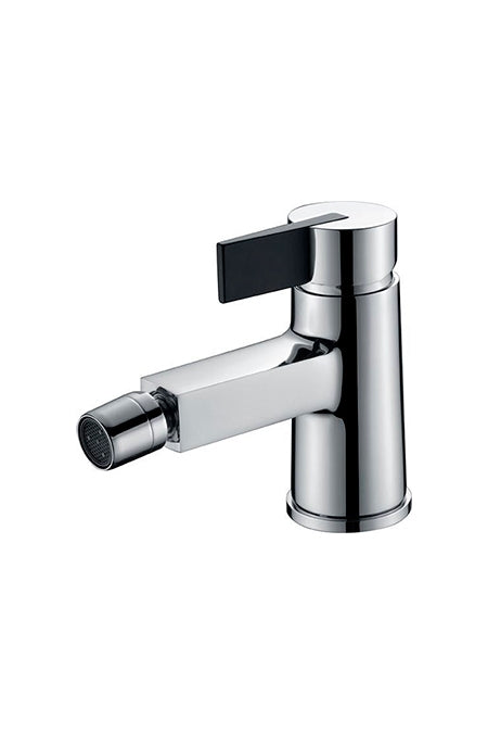 MITIGEUR BIDET CHROME/NOIR MAT SÉRIE ELBA