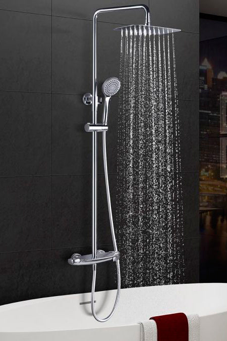 ENSEMBLE DE DOUCHE SÉRIE SIDNEY CHROME