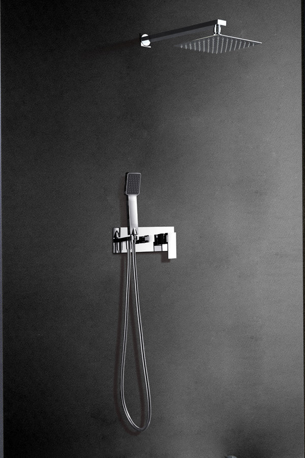 ENSEMBLE DE DOUCHE MONOCOMMANDE ENCASTRÉ CHROME SÉRIE NORWAY