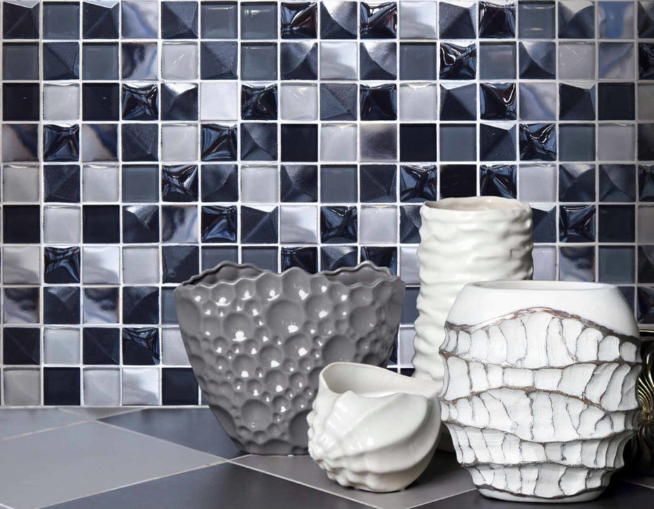 mosaique CARRE GRIS