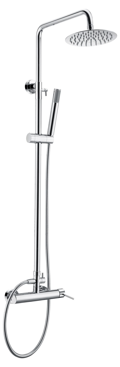 ENSEMBLE DE DOUCHE EXTENSIBLE CHROME SÉRIE MILOS STICK