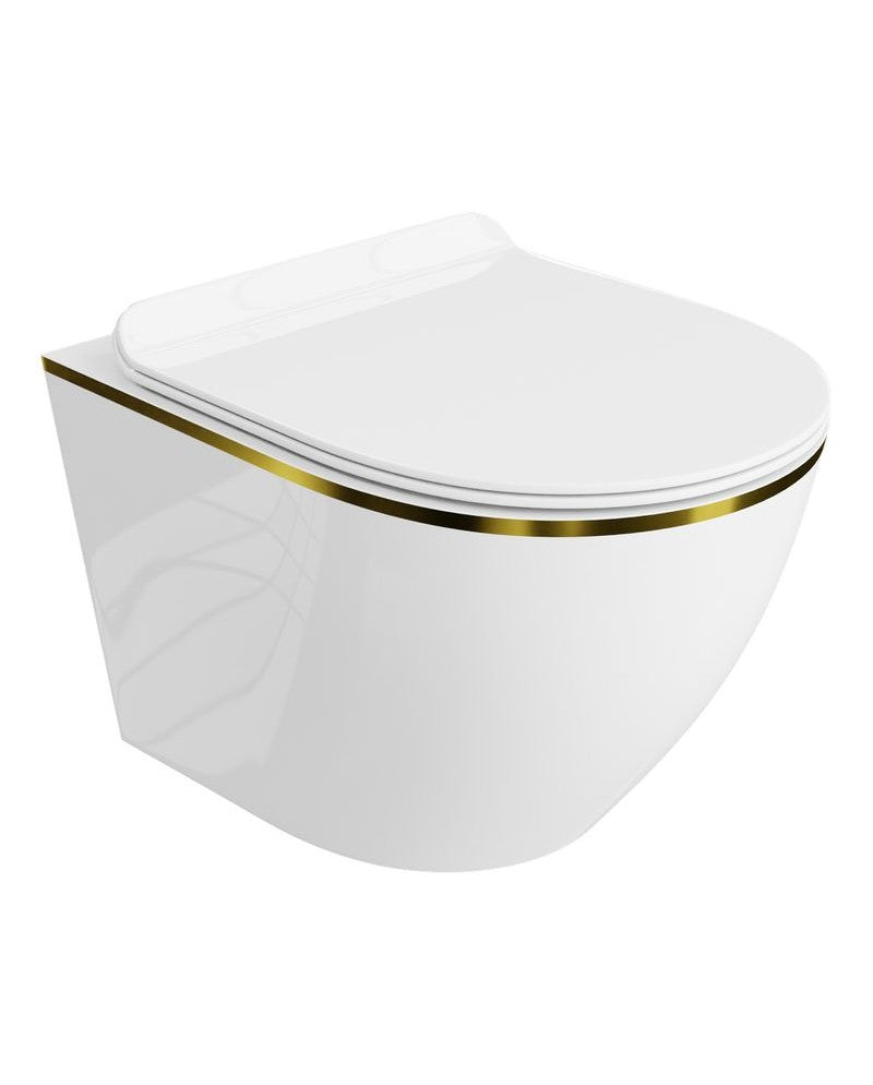 WC suspendu Sofi Slim Gold Line